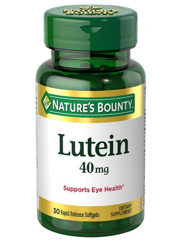 Nature’s Bounty Lutein 40mg Rapid-Release Softgels, 30ct
