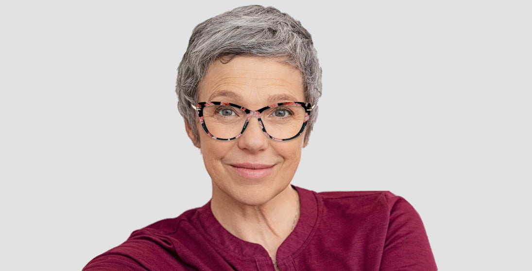 Striking Floral Prescription Glasses 7697