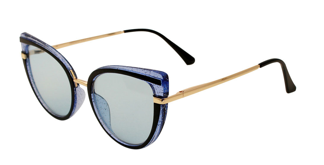 Snazzy Translucent Blue Sunglasses 7700