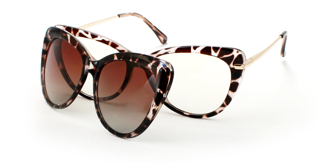 Sunglasses Clip-on 7747 Black Marble