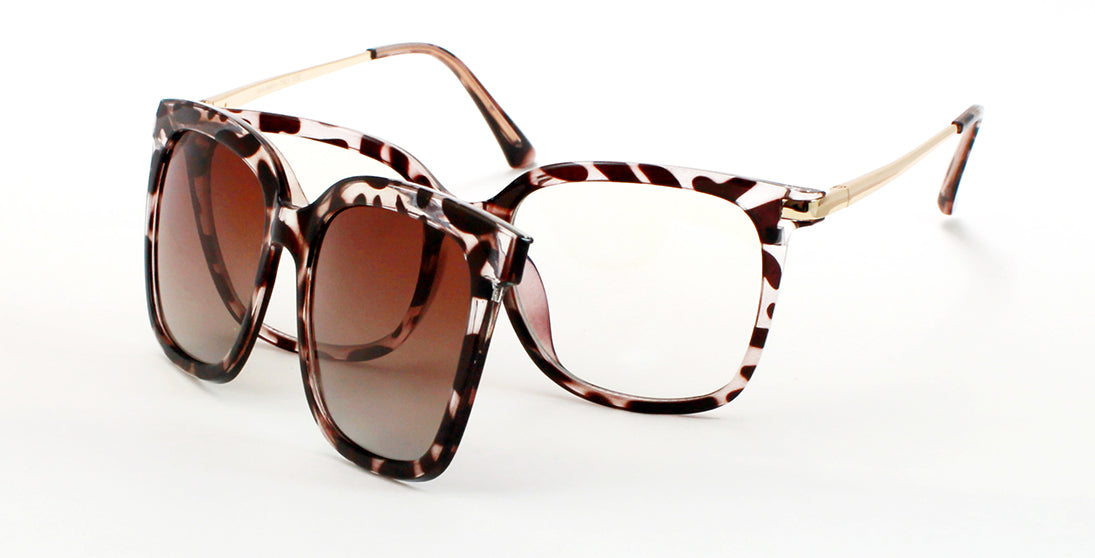 Royal Clear Clip-on Sunglasses 7752