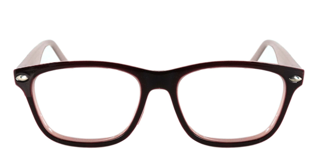 Rectangle Brown Eyeglasses