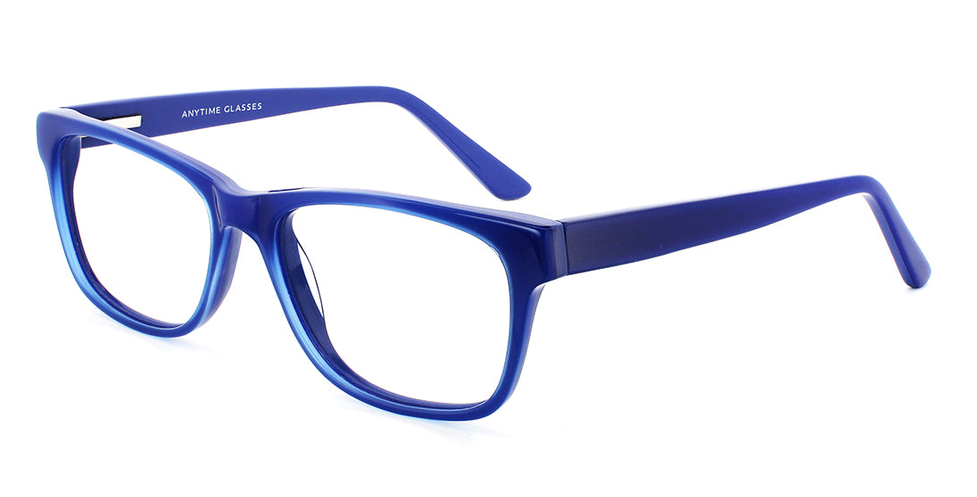 Brilliant Blue Rectangle Reading Glasses A15457