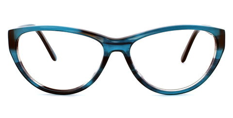 Fashionable Striped Cateye Prescription Glasses A16254