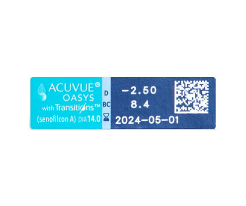 ACUVUE® OASYS with Transitions™ 6pk