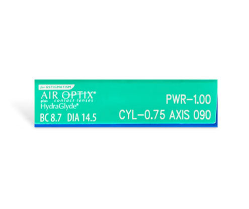 AIR OPTIX® plus HydraGlyde® for Astigmatism 6pk