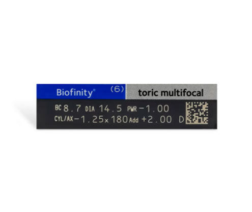 Biofinity Toric Multifocal 6 pk