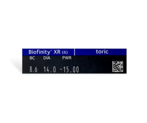 Biofinity XR Toric 6 pk