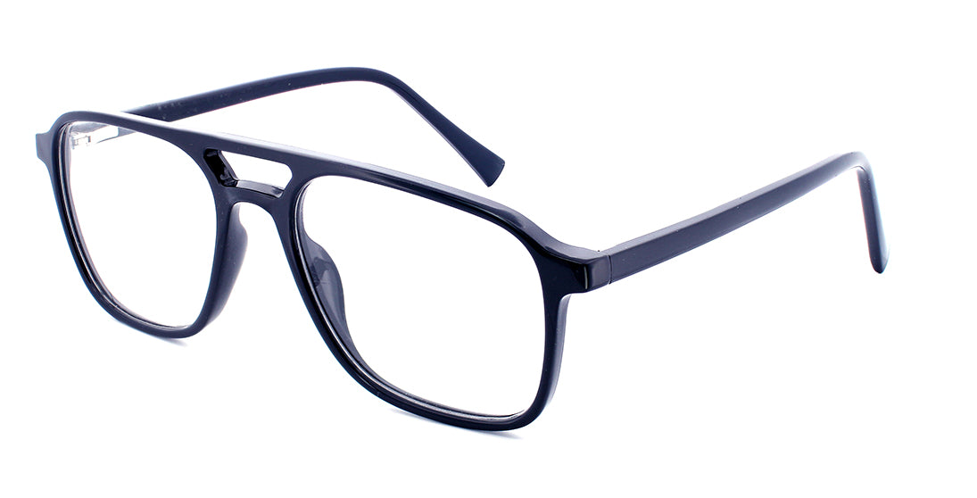 Contemporary Plastic Aviator Reader Frame GTR 9067 Navy