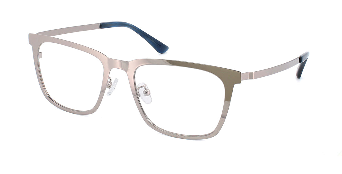Lightweight Metal Rectangular Glasses MT-36310