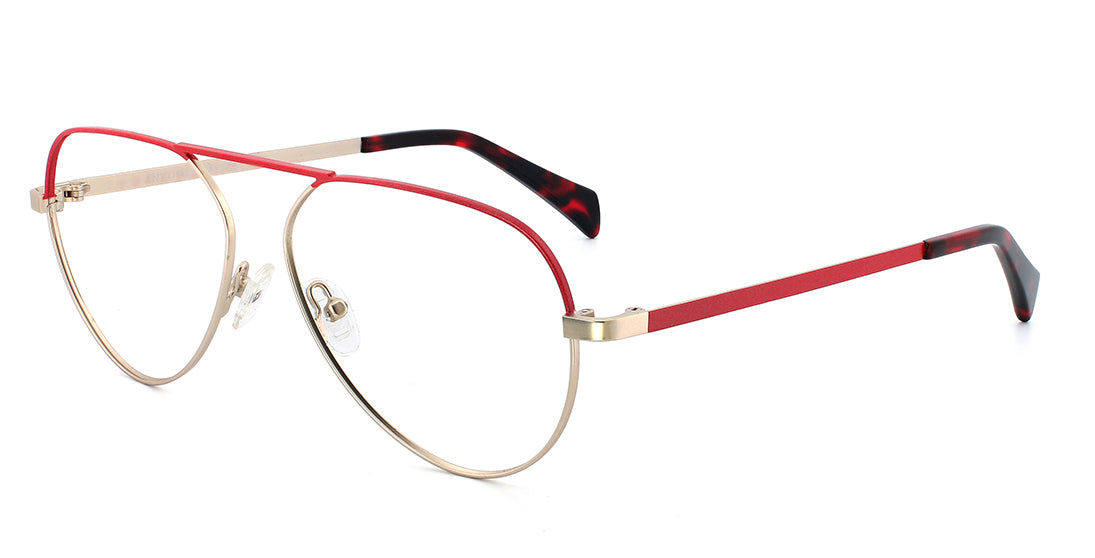 Playful Two Tone Metal Aviator Frame MW20008