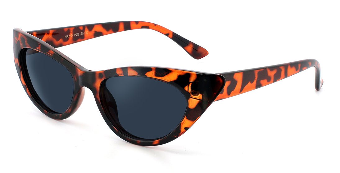 Beautiful Acetate Cat-eye Sunglasses P6327 Tortoise